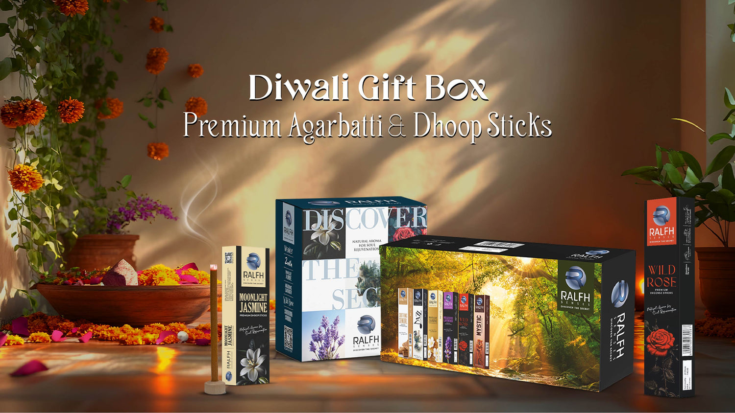 Diwali Gift Box – Premium Agarbatti & Dhoop Sticks