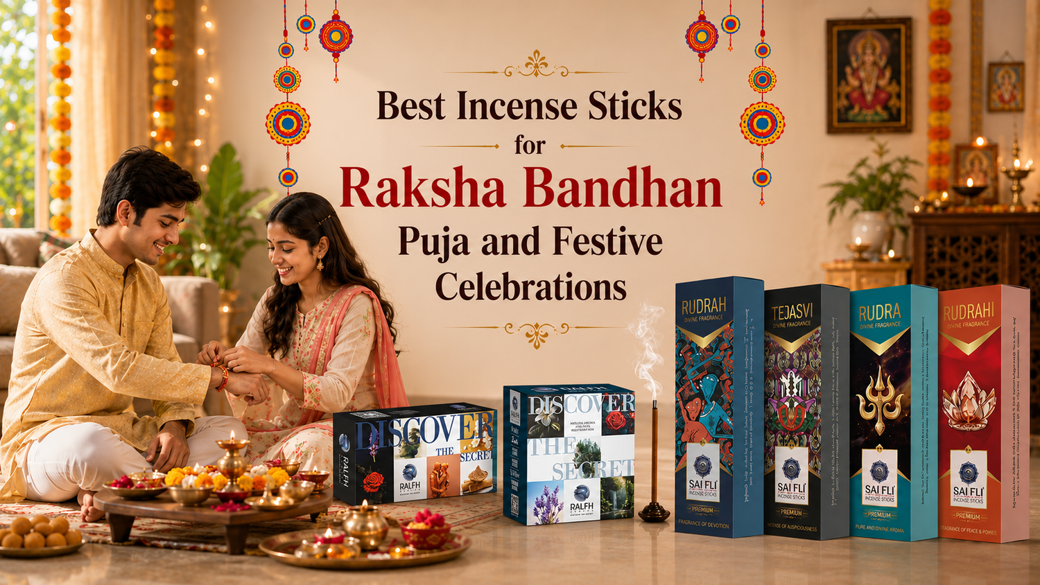 Best Incense Sticks for Raksha Bandhan Puja and Festive Celebrations