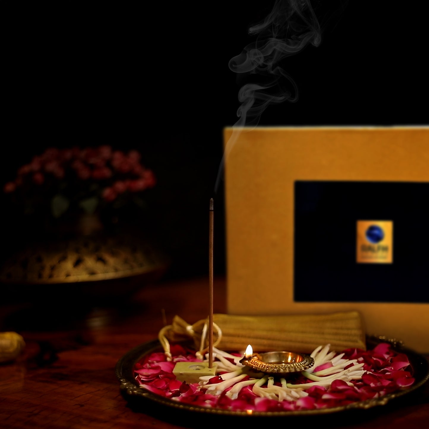 Luxury Incense and Sambrani Combo Gift box
