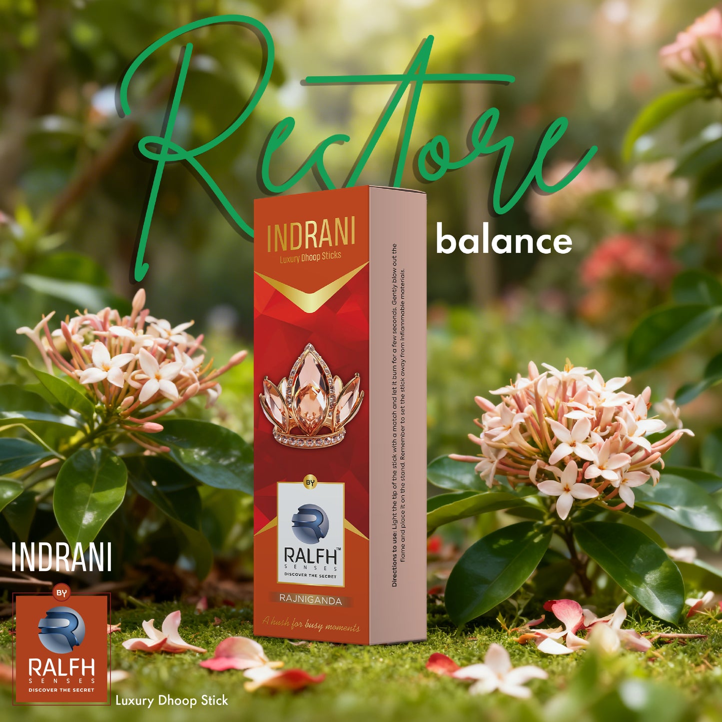 Indrani (Rajniganda) Luxury Dhoop Sticks