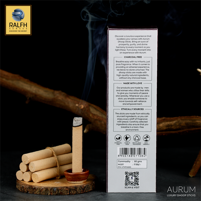 Aurum (Wood) Luxury Dhoop Sticks