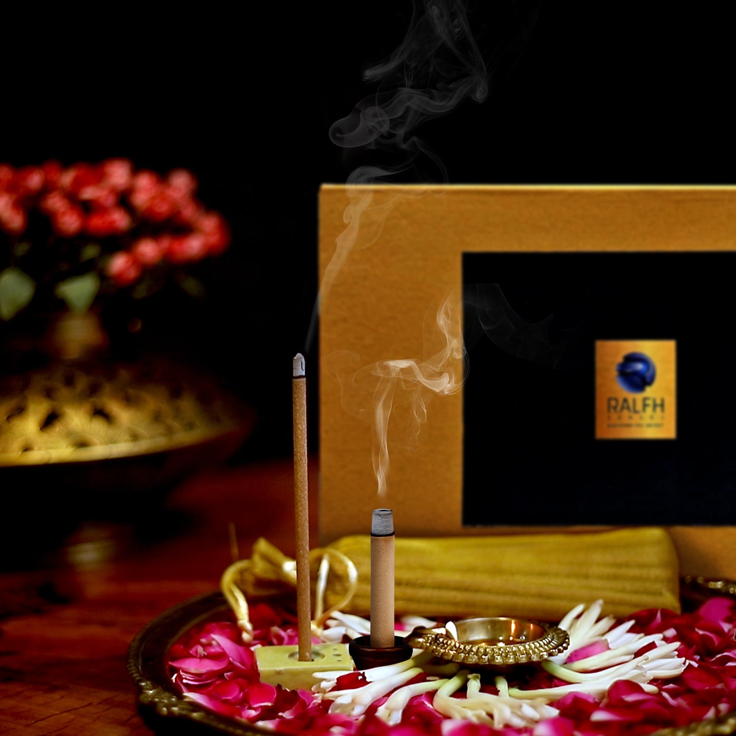 Luxury Dhoop and Sambrani Combo Gift box