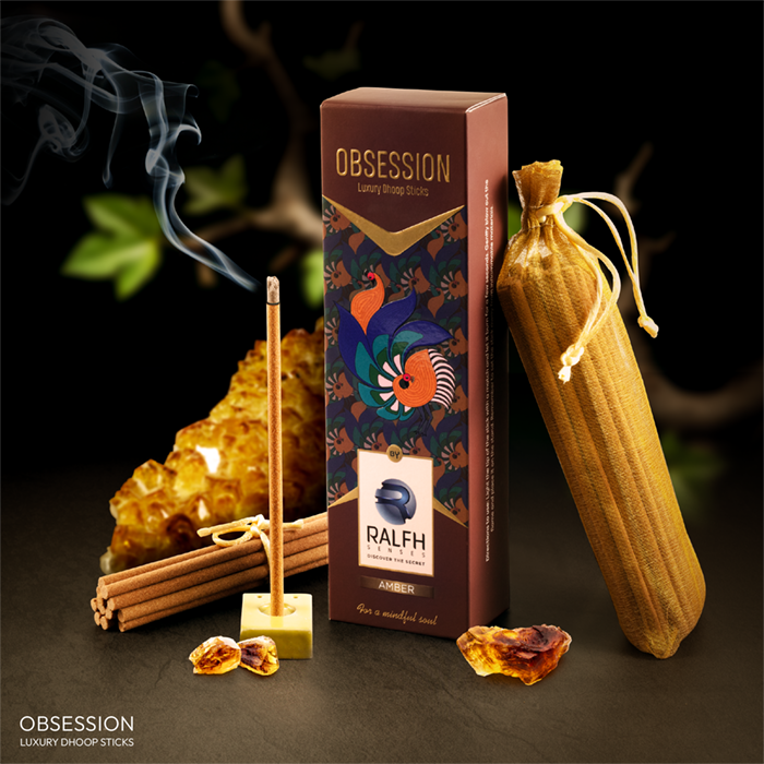 Obsession (Amber) Luxury Dhoop Sticks