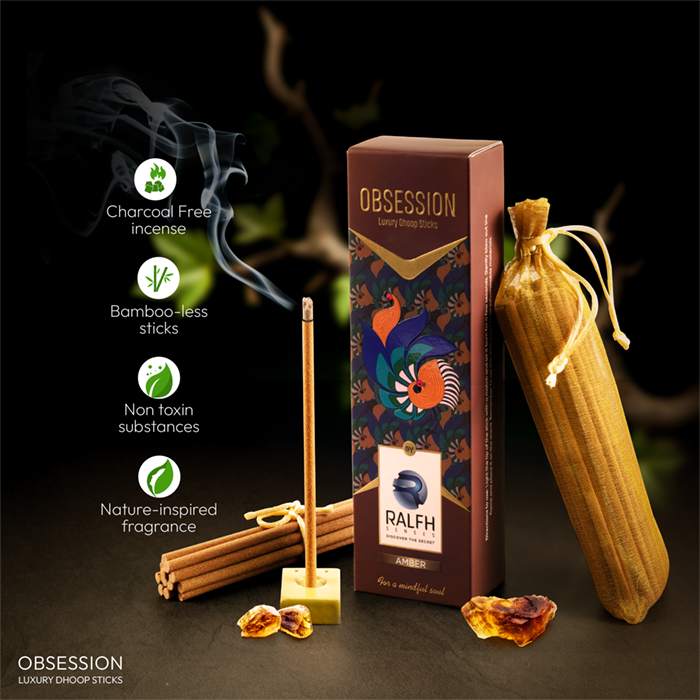Obsession (Amber) Luxury Dhoop Sticks