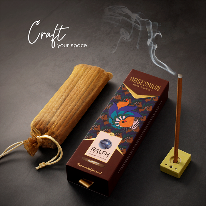 Obsession (Amber) Luxury Dhoop Sticks