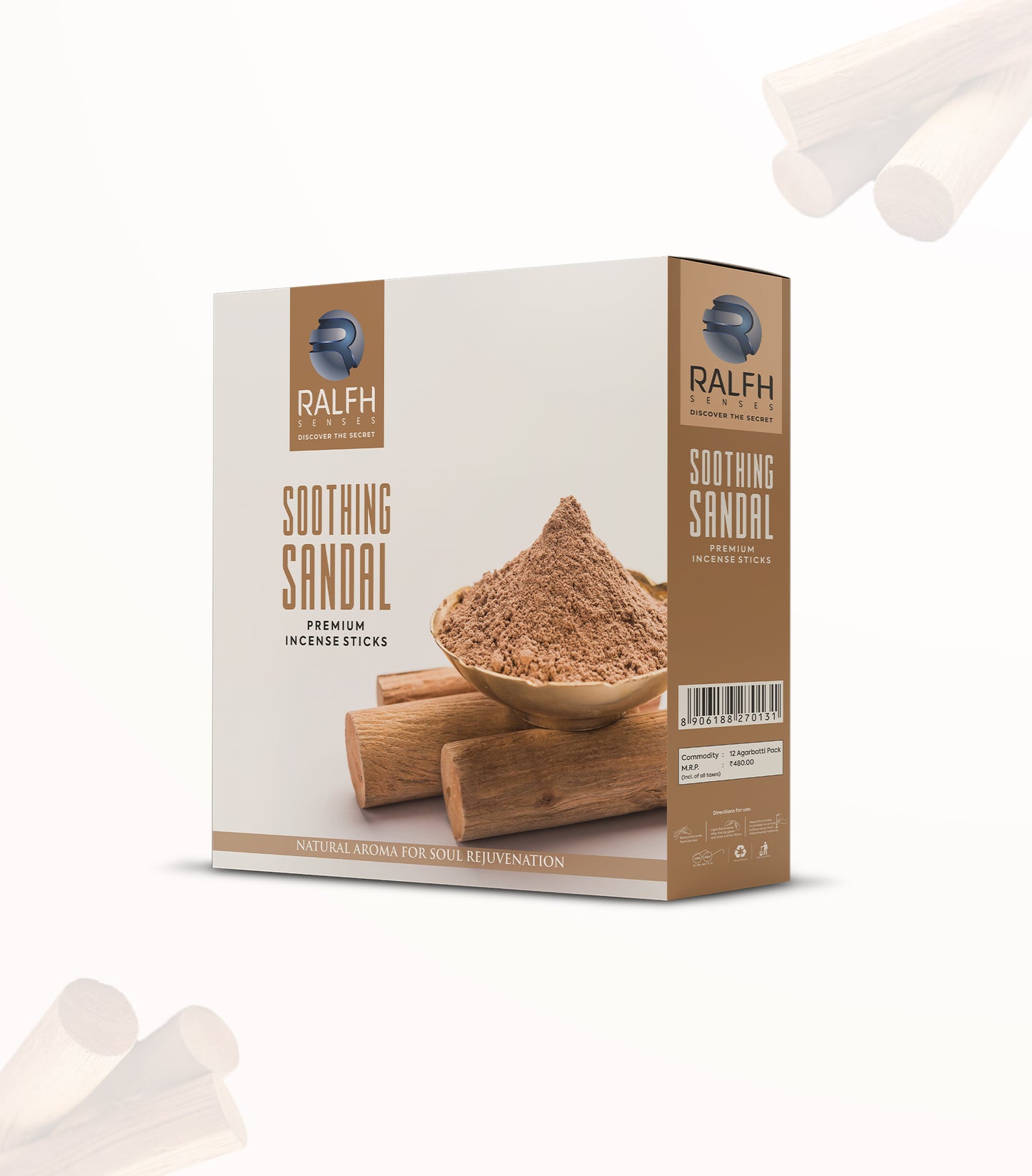 Soothing Sandal Premium Incense Sticks