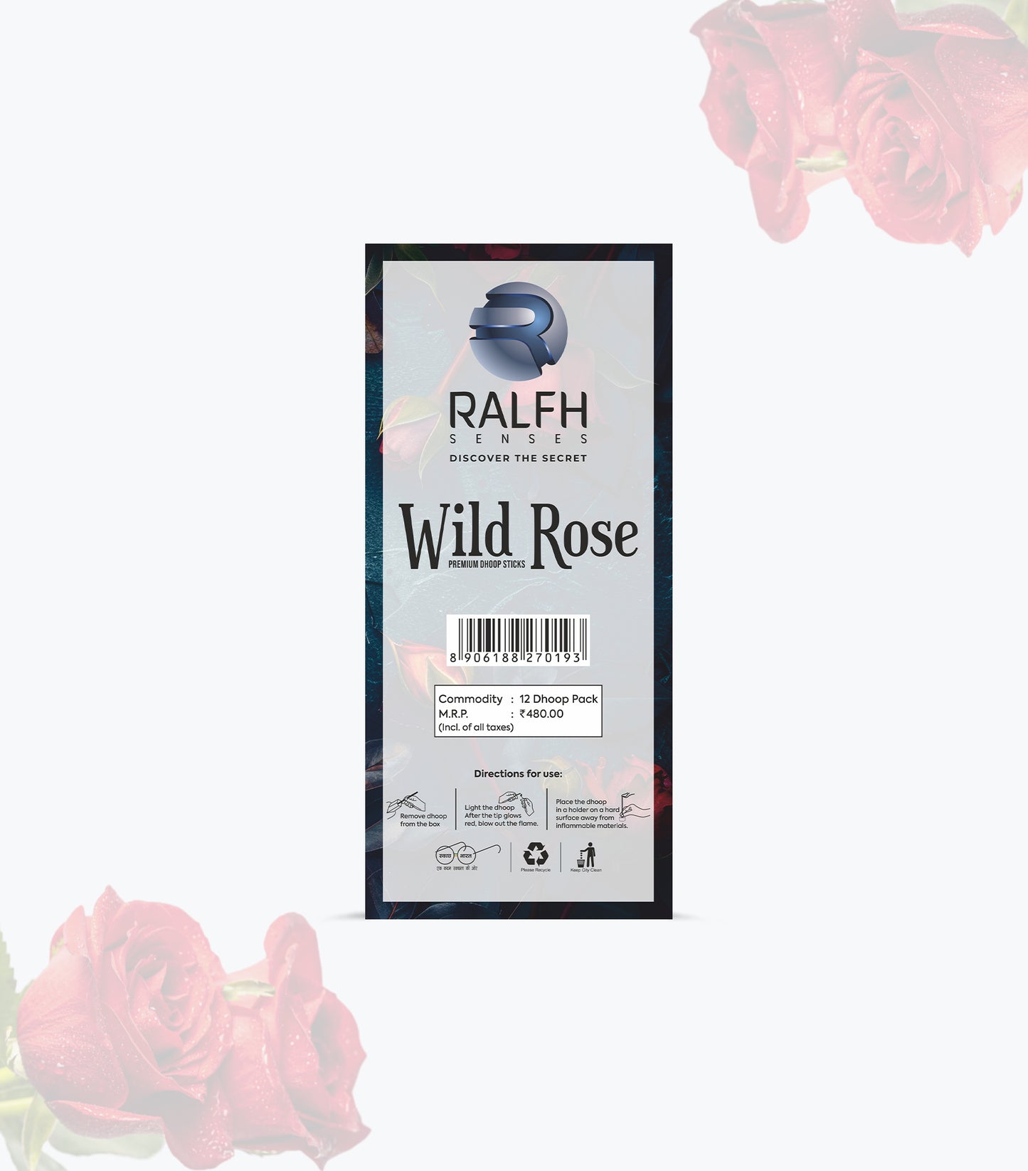 Wild Rose Premium Dhoop Sticks