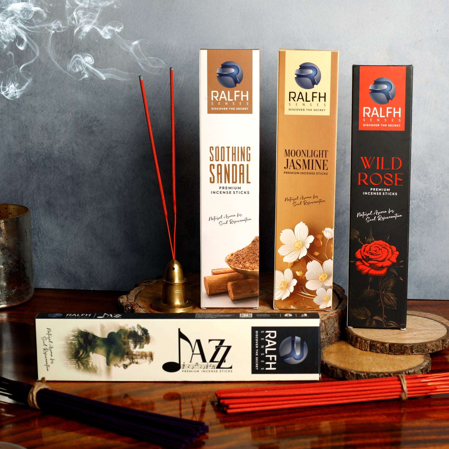 Incense Sticks (Chandan, Rose, Jazz & Jasmine)