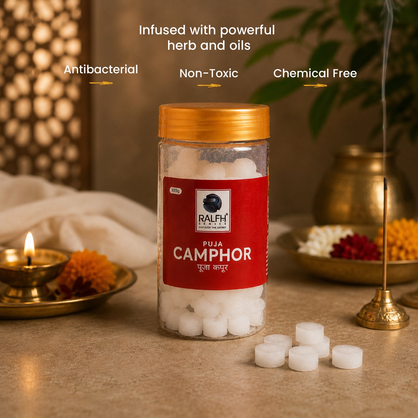 Puja Camphor - 100 G