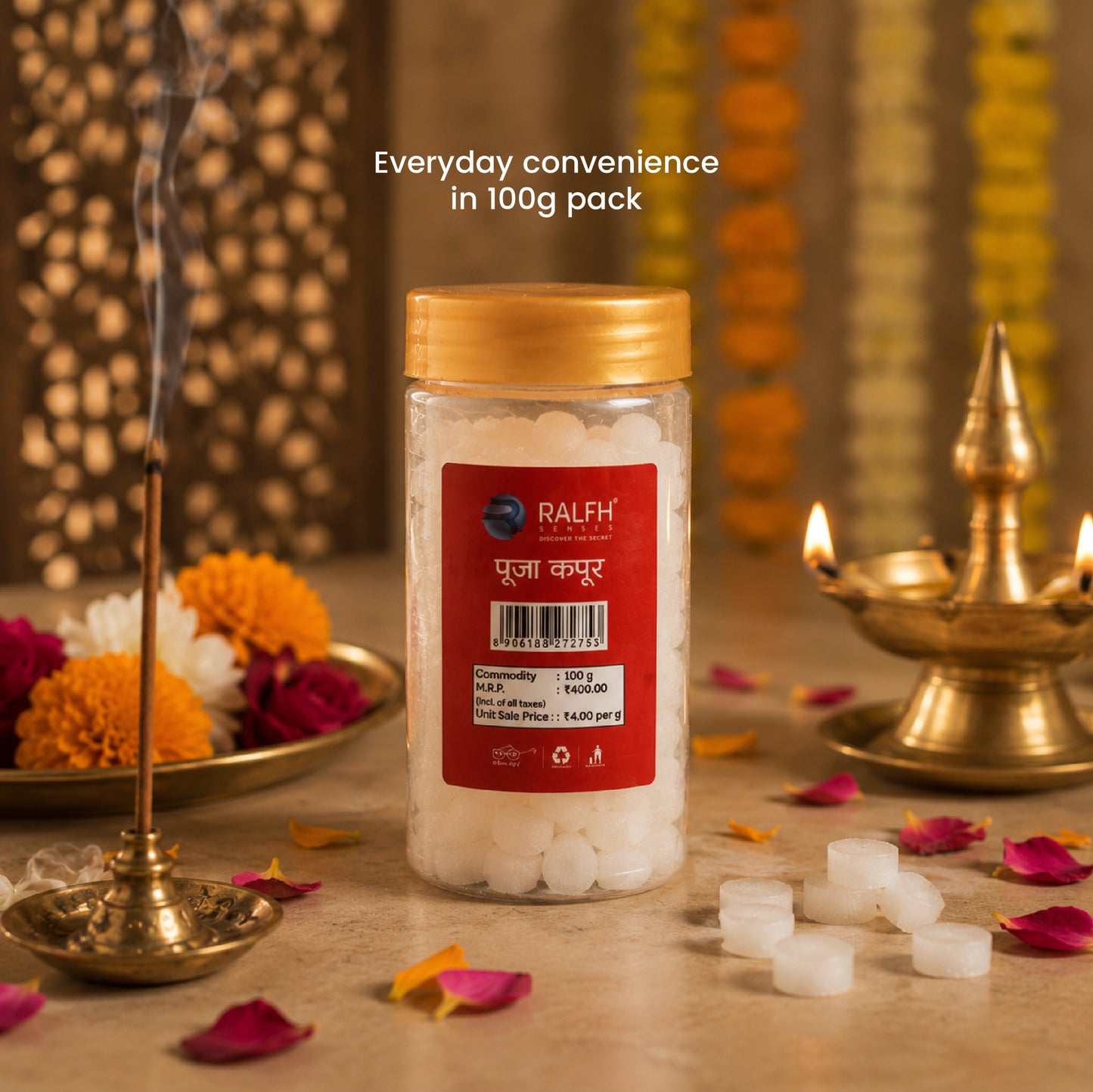 Puja Camphor - 100 G