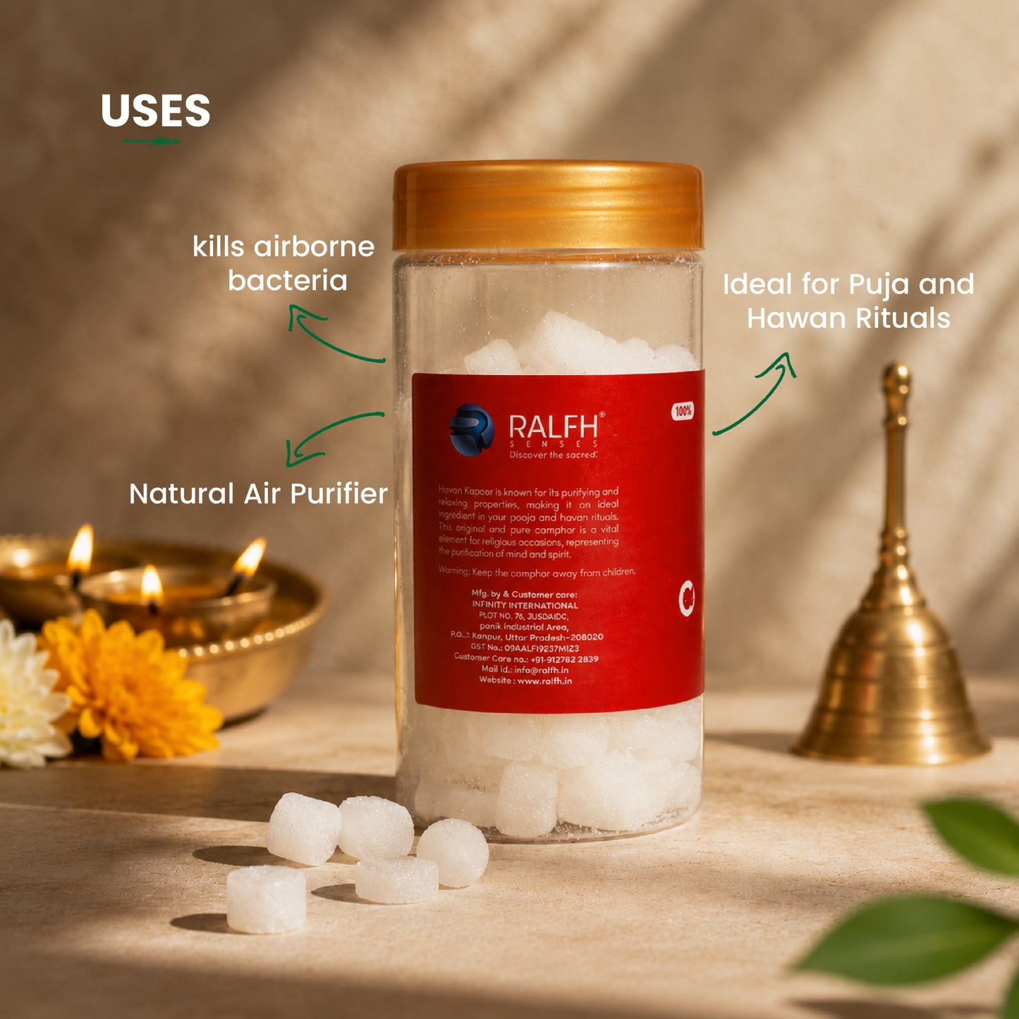 Puja Camphor - 100 G