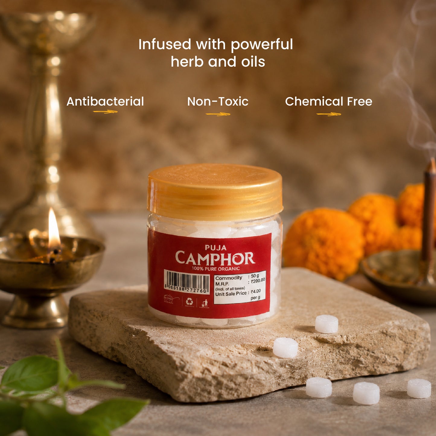 Puja Camphor - 50 G