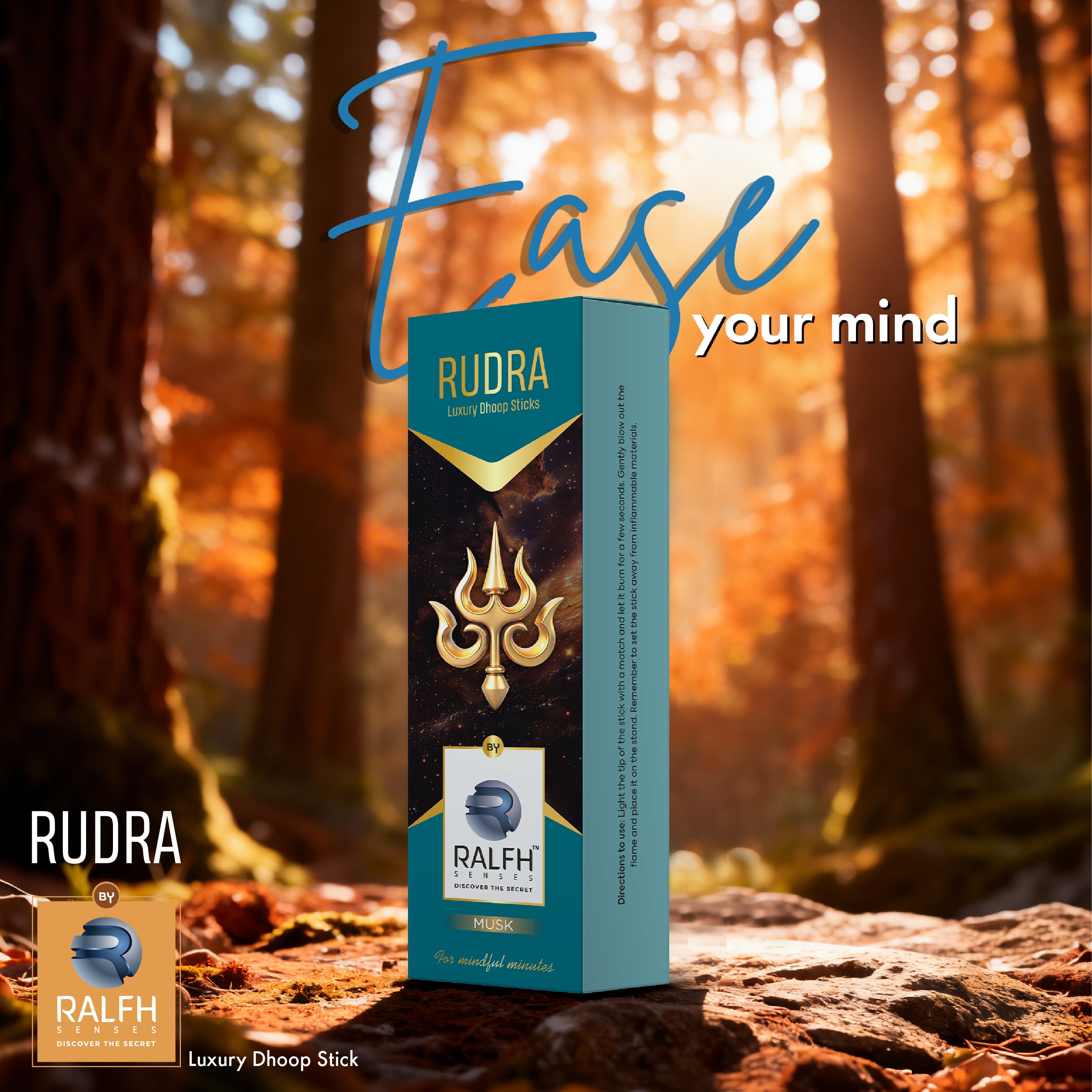 Rudra (Musk) Luxury Dhoop Sticks – Ralfh Senses