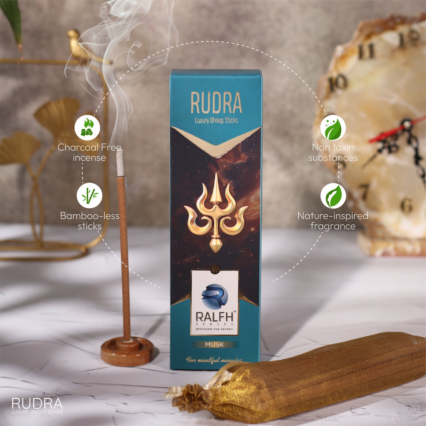 Rudra (Musk) Luxury Dhoop Sticks