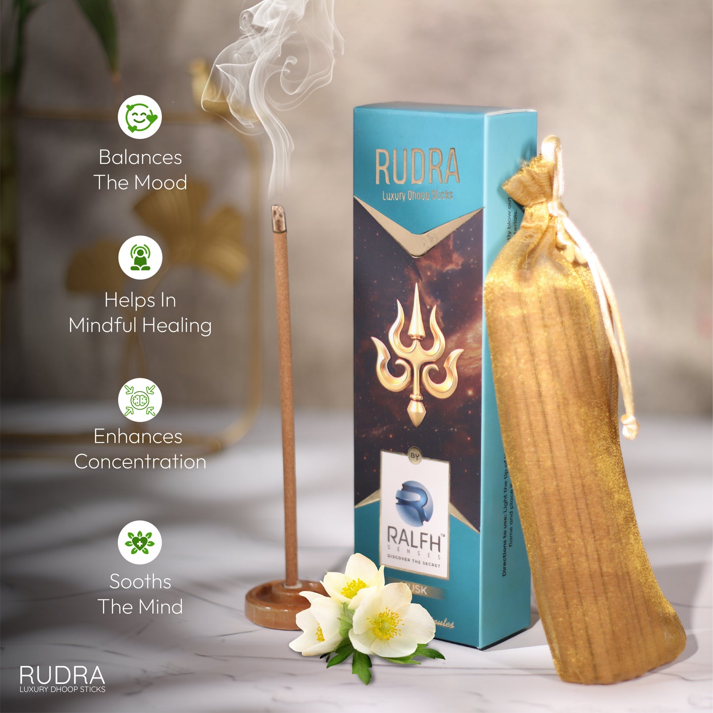 Rudra (Musk) Luxury Dhoop Sticks