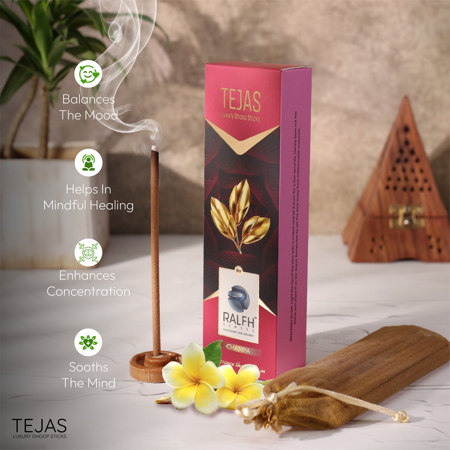 Tejas (Champa) Luxury Dhoop Sticks