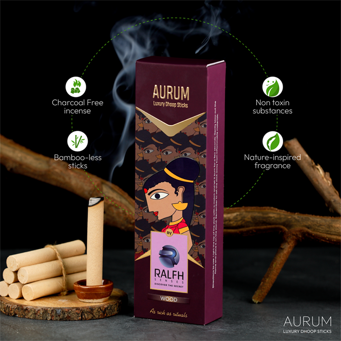 Aurum (Wood)  Luxury  Dhoop Sticks