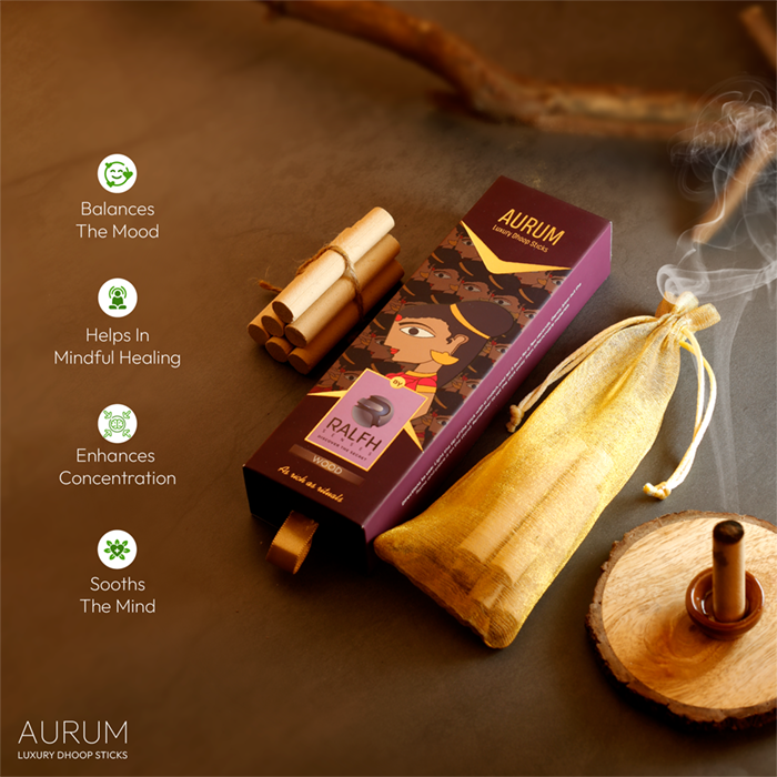 Aurum (Wood)  Luxury  Dhoop Sticks
