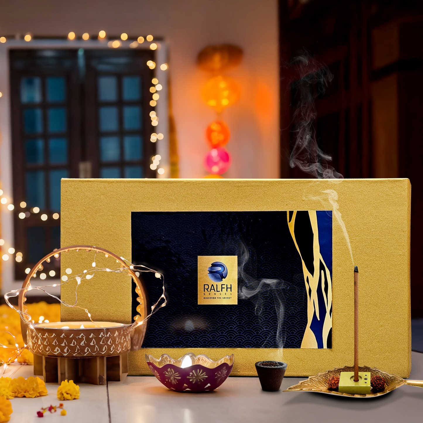 Luxury Dhoop and Sambrani Combo Gift box