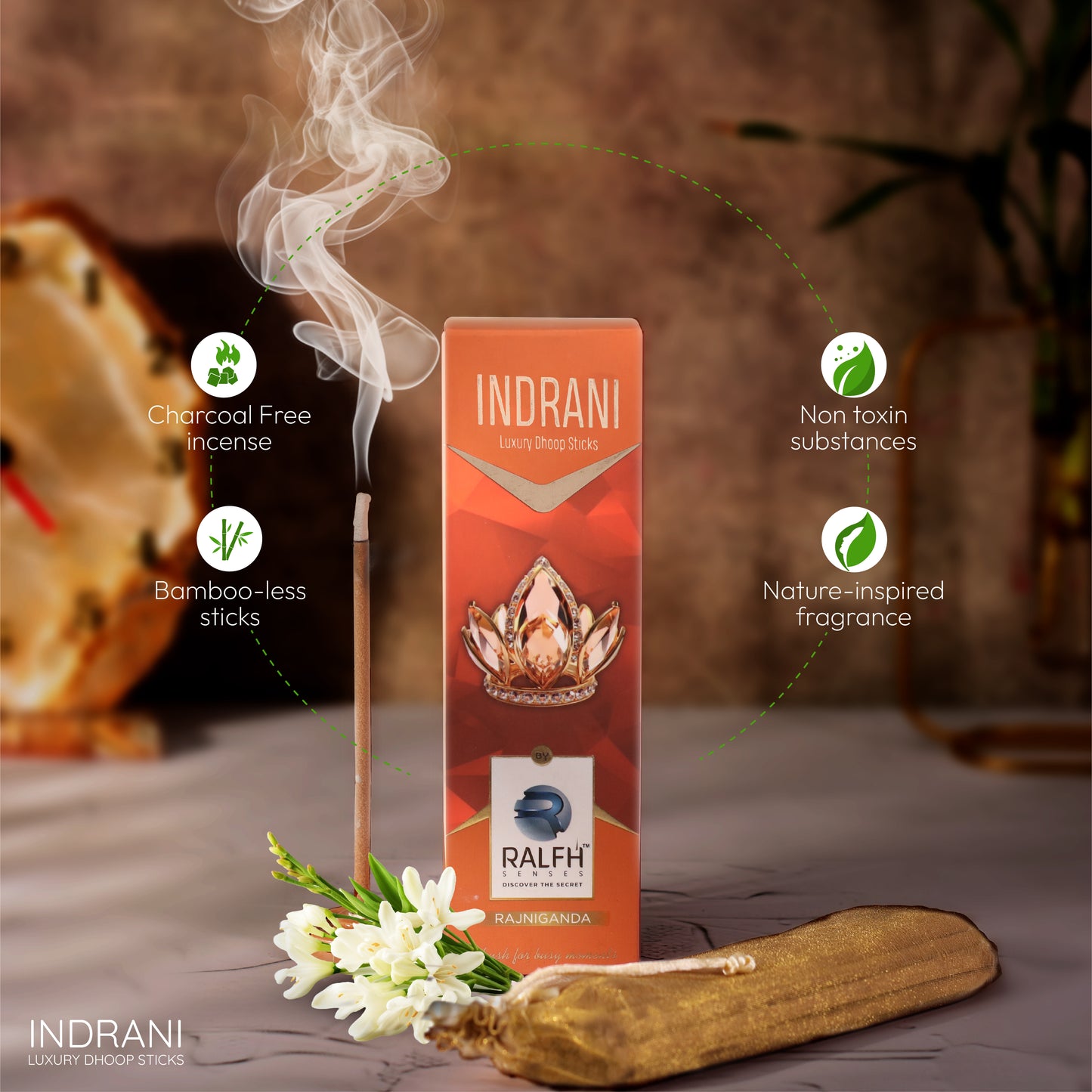 Indrani (Rajniganda) Luxury Dhoop Sticks
