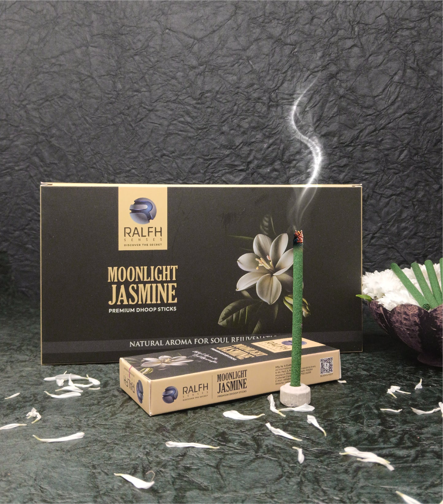 Moonlight Jasmine Premium Dhoop Sticks