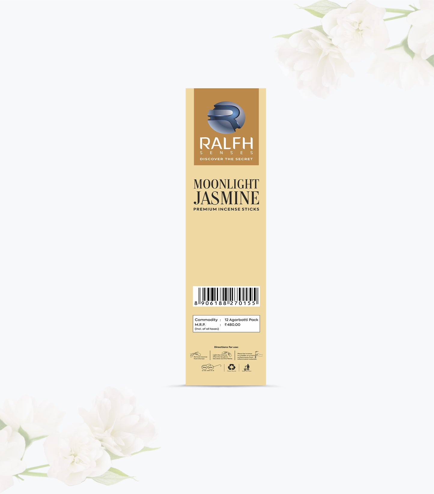 Moonlight Jasmine Premium Incense Sticks