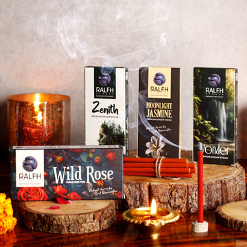 Dhoop Sticks (Rose, Jasmine, Zenith, Wonder Trail)