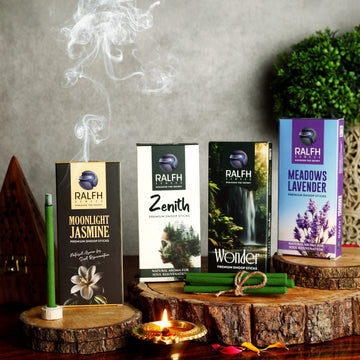Dhoop Sticks (Wonder Trail, Jasmine, Lavender & Zenith)