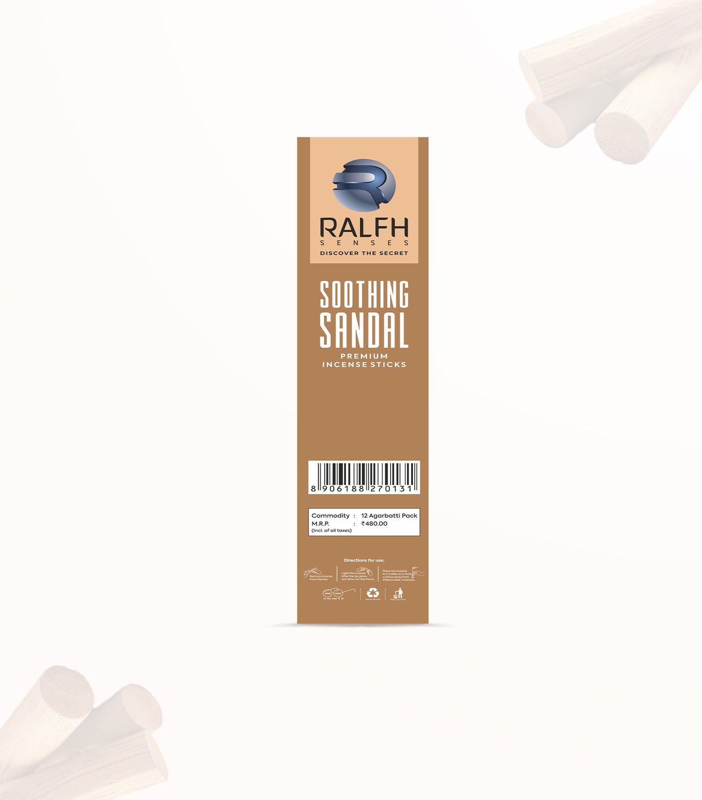 Soothing Sandal Premium Incense Sticks